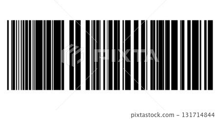 Barcode isolated on color background. Code stripes sticker. Barcode labels, customers qr code 131714844