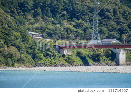 濱松市天龍川和飛龍橋景觀(靜岡縣) 濱松市天龍川和飛龍橋景觀(靜岡縣) 131714907