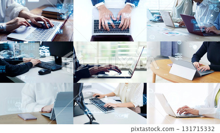 使用計算機和數位技術的人 使用計算機和數位技術的人 131715332