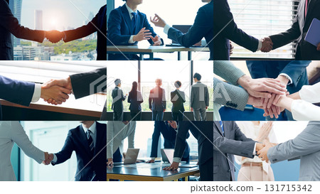 Collage of various business scenes 131715342