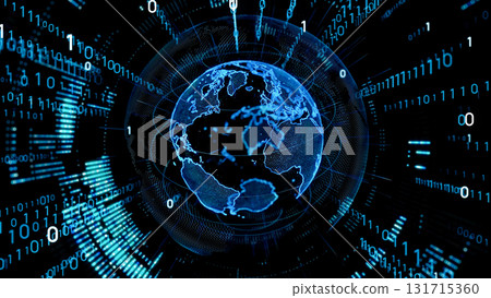 Global network and digital technology concept image 131715360