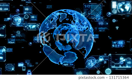 Global network and digital technology concept image 131715364