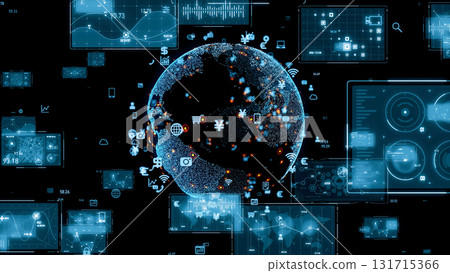 Global network and digital technology concept image Global network and digital technology concept image 131715366