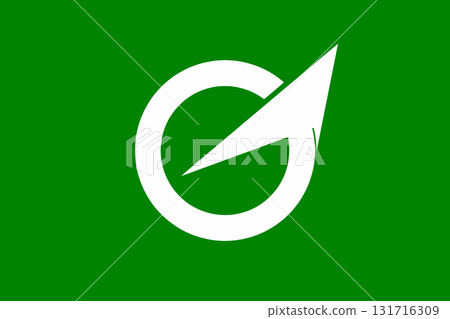 Flag of Arao, Kumamoto 131716309