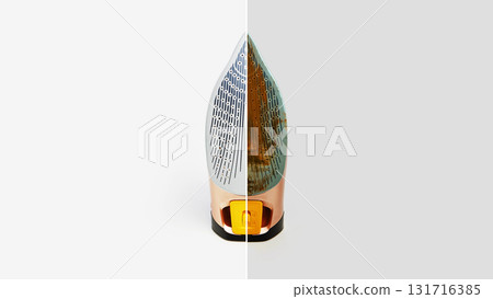 Half clean half burnt iron soleplate collage showing before and after cleaning effect 131716385