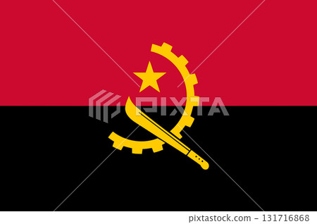 Flag of Angola 131716868