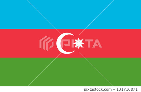 Flag of Azerbaijan 131716871