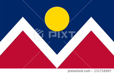 Flag of Denver, Colorado 131716997