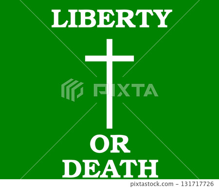 War flag of the United Irelands, used at the Battle of Arklow[en] Rebellion of 1798 131717726