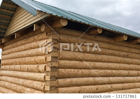 Constructed from wooden log house, wooden house. Constructed from wooden log house, wooden house. 131717861