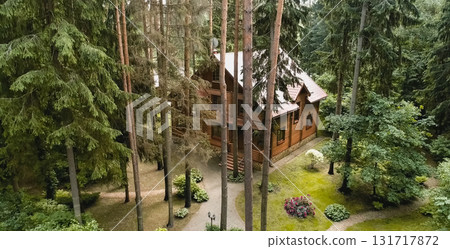 Constructed from wooden log house, wooden house. Constructed from wooden log house, wooden house. 131717872