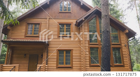 Constructed from wooden log house, wooden house. Constructed from wooden log house, wooden house. 131717875