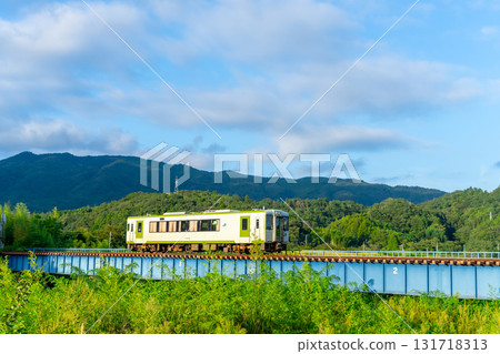 JR Ban'etsu East Line, Kiha 110 series diesel railcar, Iwaki ⇔ Koriyama 131718313