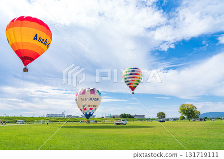 鈴鹿天空節，熱氣球輕輕飄浮（三重縣鈴鹿市） 131719111