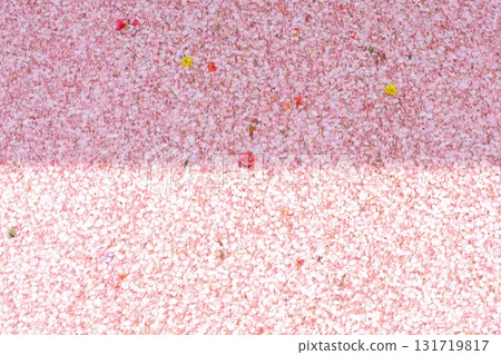 Sakura floating in the river 131719817