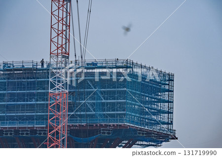 Construction site of the Shin-Meishin Expressway between Hirakata City and Takatsuki City, Osaka Prefecture Construction site of the Shin-Meishin Expressway between Hirakata City and Takatsuki City, Osaka Prefecture 131719990