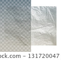 Transparent Plastic Cellophane Vector Texture 131720047