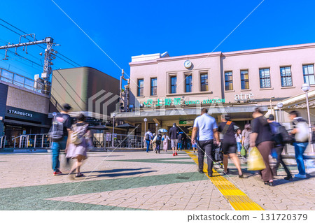 Tokyo cityscape in Japan, including Ueno Station (Hirokoji Exit) 131720379