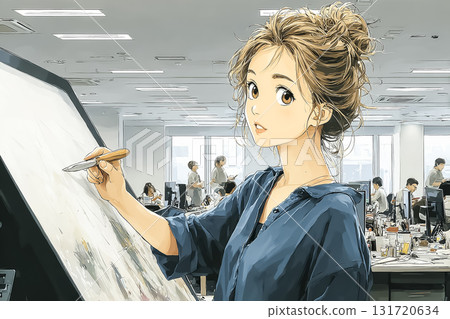 Miyu Series: A young female designer uses AI to create advertising images Miyu Series: A young female designer uses AI to create advertising images 131720634