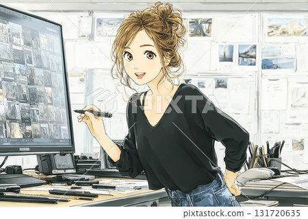 Miyu Series: A young female designer uses AI to create advertising images 131720635