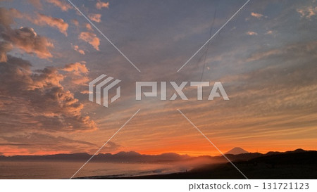 從湘南海岸看到的日落 131721123