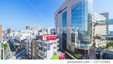 Scenery in front of Musashi Mizonokuchi Station (Mizonokuchi Station) [Kawasaki City, Kanagawa Prefecture] 131721602