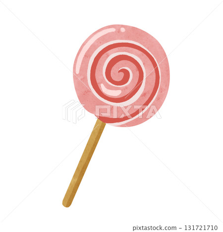 棒棒糖-水彩手繪插畫 131721710