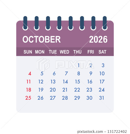 October 2026 calendar planning annual schedule time October 2026 calendar planning annual schedule time 131722402