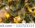 Sparkling gold Christmas ornaments 131723113