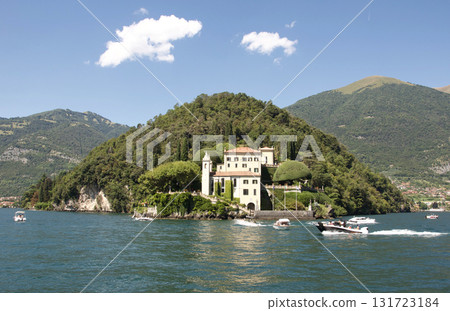 Villa Balbianello on Lake Como, famous as the filming location for Star Wars' "Planet Naboo" (people's faces are unrecognizable) Villa Balbianello on Lake Como, famous as the filming location for Star Wars' "Planet Naboo" (people's faces are unrecognizable) 131723184