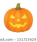 Halloween jack-o'-lantern illustration material 131723429