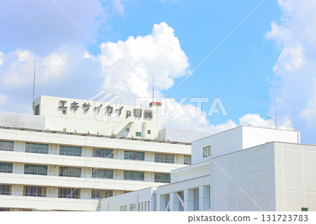 愛知縣名古屋市的名古屋站西會醫院一景 131723783