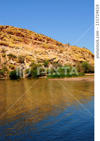 Spring at Saguaro lake in Arizona Spring at Saguaro lake in Arizona 131724619