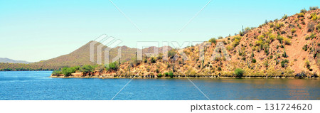 Spring at Saguaro lake in Arizona 131724620