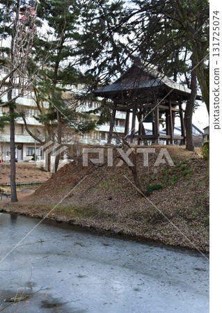Morioka Castle 103 Clock, outer moat, earthworks Morioka Castle 103 Clock, outer moat, earthworks 131725074