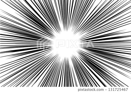 Concentrated lines, radiation, animation 131725467