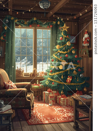 Christmas tree in the living room Christmas tree in the living room 131726063