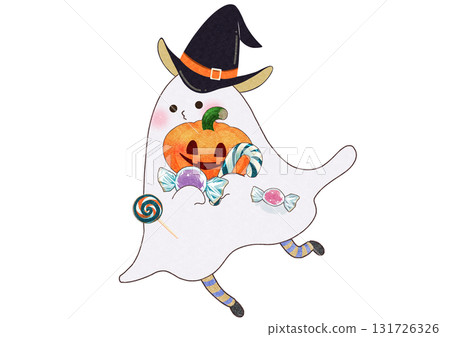 A ghost with a hat 131726326