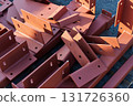 Steel bracket sections for building construction 131726360