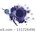 Simple and cool abstract background decorative illustration splash ink 131726496