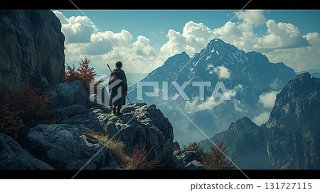 壯麗的山地旅程插畫 131727115