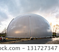 Biogas Storage Dome Tank at Renewable Energy Facility in Denmark Biogas Storage Dome Tank at Renewable Energy Facility in Denmark 131727347