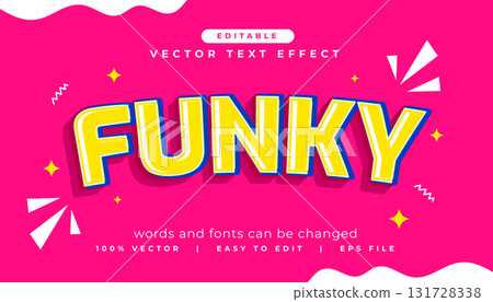 creative and editable funny lettering in text edit style 131728338
