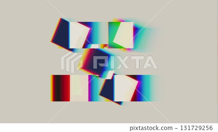 Colorful abstract background of cubes and squares 131729256