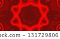 Seamless tunnel video vj loop screensaver creating vibrant red patterns with fluid motion 131729806