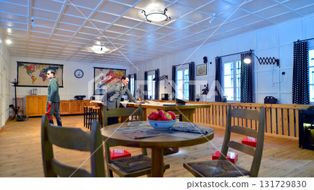 Gierloz, Poland. 24 August 2025.Wolf's Lair, first Eastern Front military headquarters of Hitler.Reconstruction of the July 20th 1944 the site of the assassination attempt on Hitler Operation Valkyrie 131729830