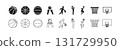 籃球圖示集，籃球運動員象形圖 131729950