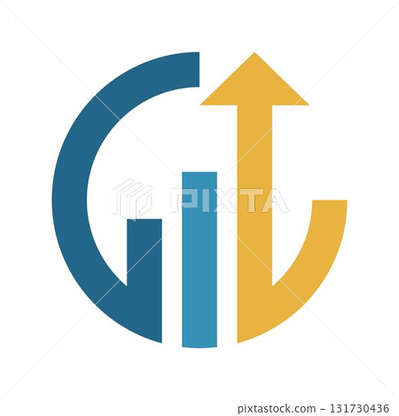 Business growth chart logo Business growth chart logo 131730436