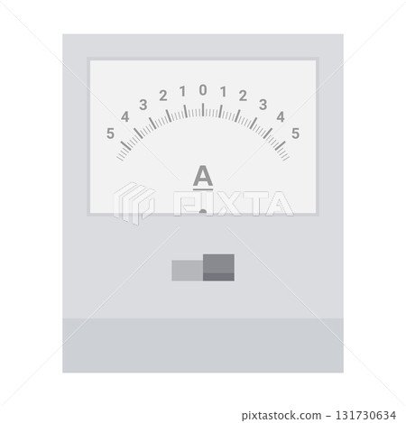 簡易檢流計的示意圖,其中移除了指針以便自由繪圖 簡易檢流計的示意圖,其中移除了指針以便自由繪圖 131730634