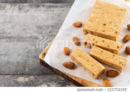 Christmas soft almond nougat bar Christmas soft almond nougat bar 131732245